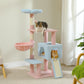 Flower Cat Tree - Multi-Level Tower with Sisal Posts, Hammock & Ramp for Indoor Cats - Deribla Store