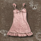 Polka dot Vintage Pink Hot Cute Dress Aesthetic Slim Y2K Short