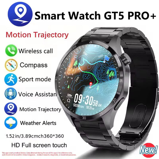For HUAWEI GT5 Pro GPS NFC Smart Watch Men 360*360 AMOLED