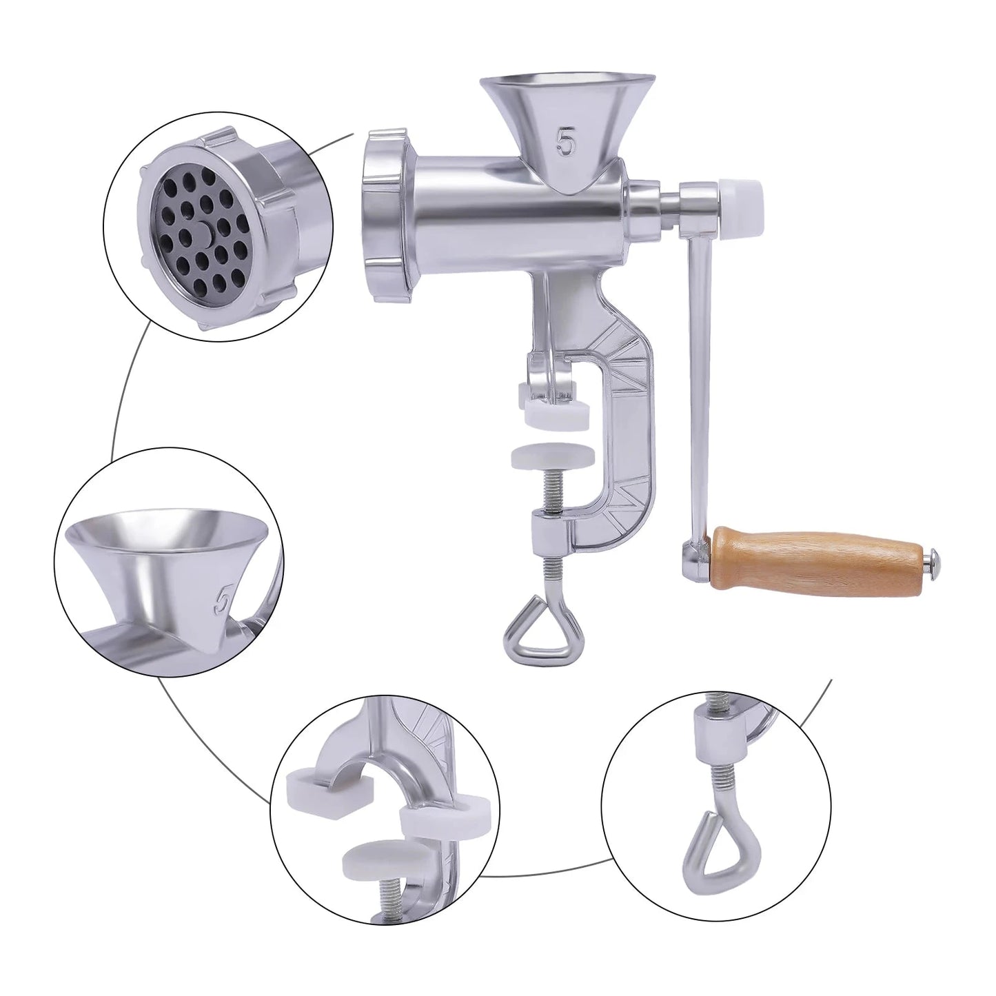 Versatile Manual Meat Grinder: Quick, Efficient, and Stylish Kitchen Deribla Store