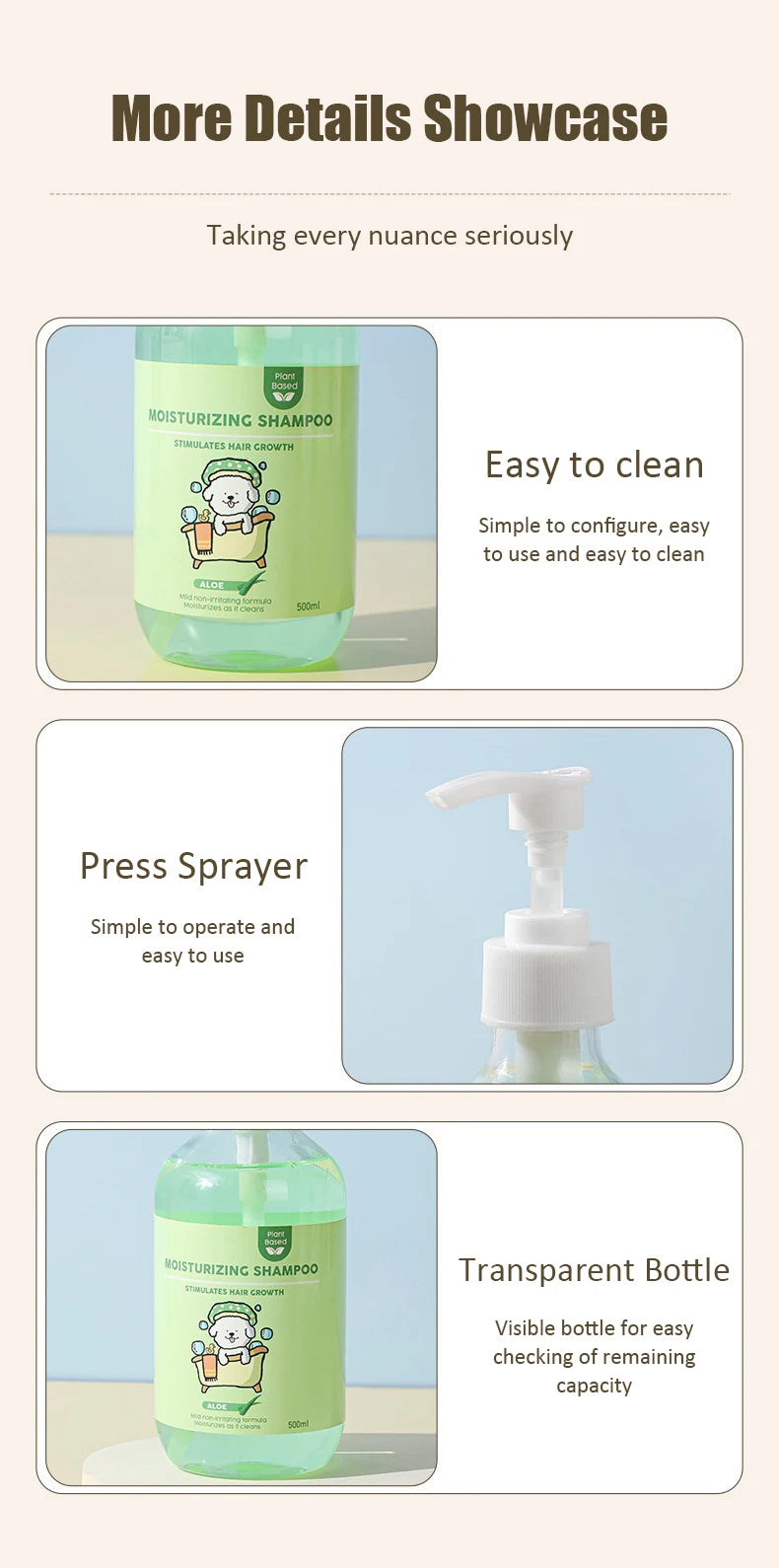 500ML Cat Dog Shower Gel - 2-in-1 Deodorizing Shampoo for Smooth & Tangle-Free Fur - Deribla Store