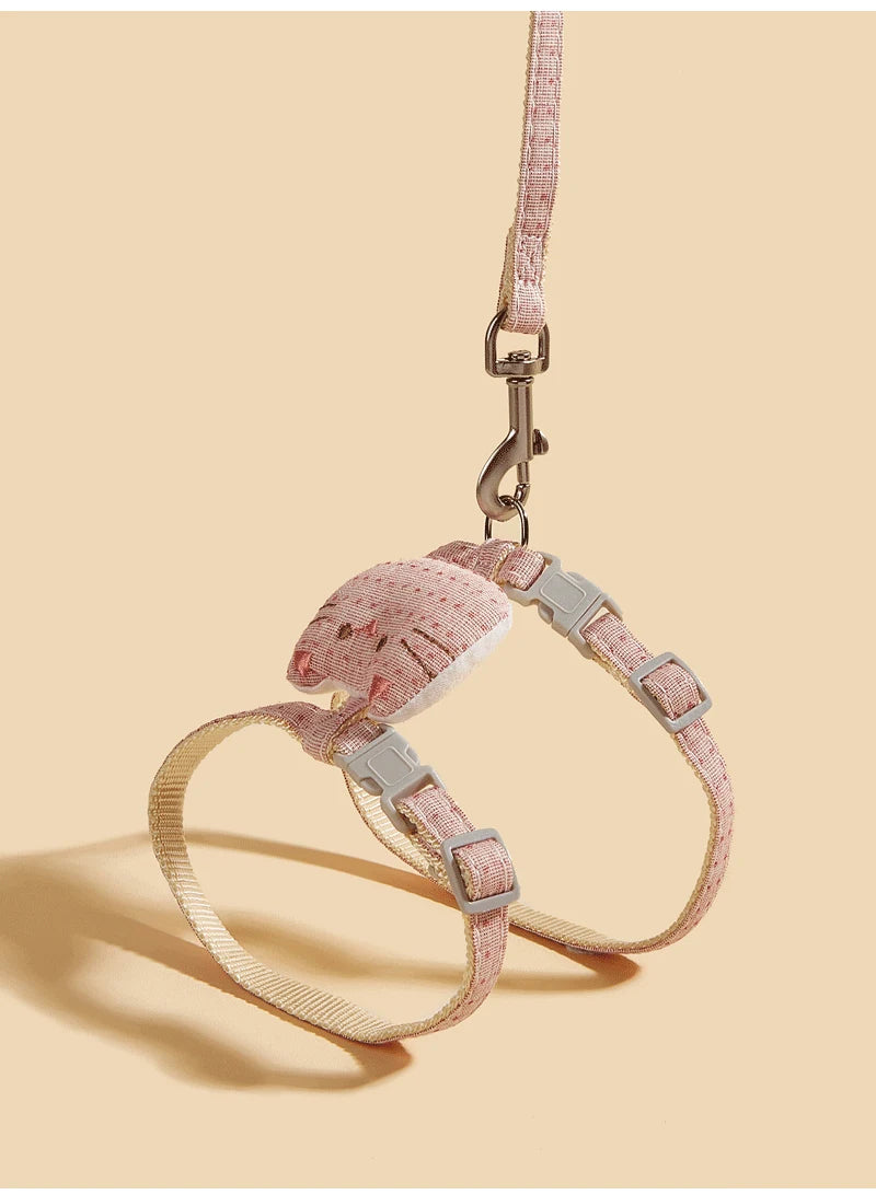 Cat Harness & Leash Set - Adjustable Vest for Walking Cats & Small Dogs - Deribla Store