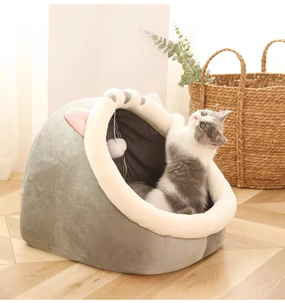 Cozy Pet Bed - Warm Washable Lounger Cushion for Cats & Small Dogs - Deribla Store