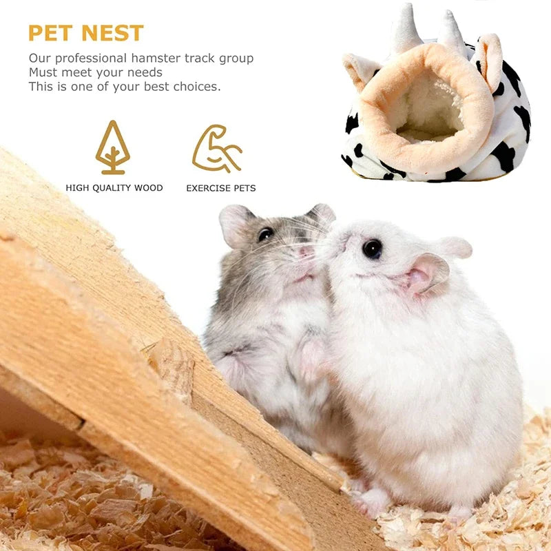 Hamster Cotton Nest - Warm Winter Sleeping Bag for Small Pets - Deribla Store
