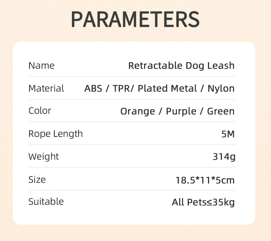 Retractable Dog Leash