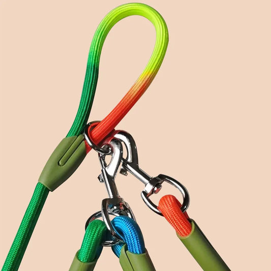 Dog Harness Leash - Hands-Free Shoulder Sling with Double-Head Lead - Deribla Store