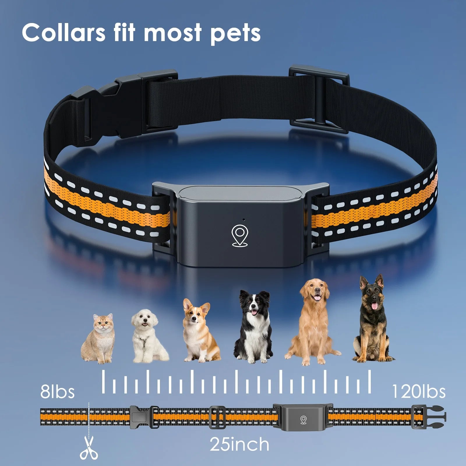 4G GPS Pet Tracker Collar