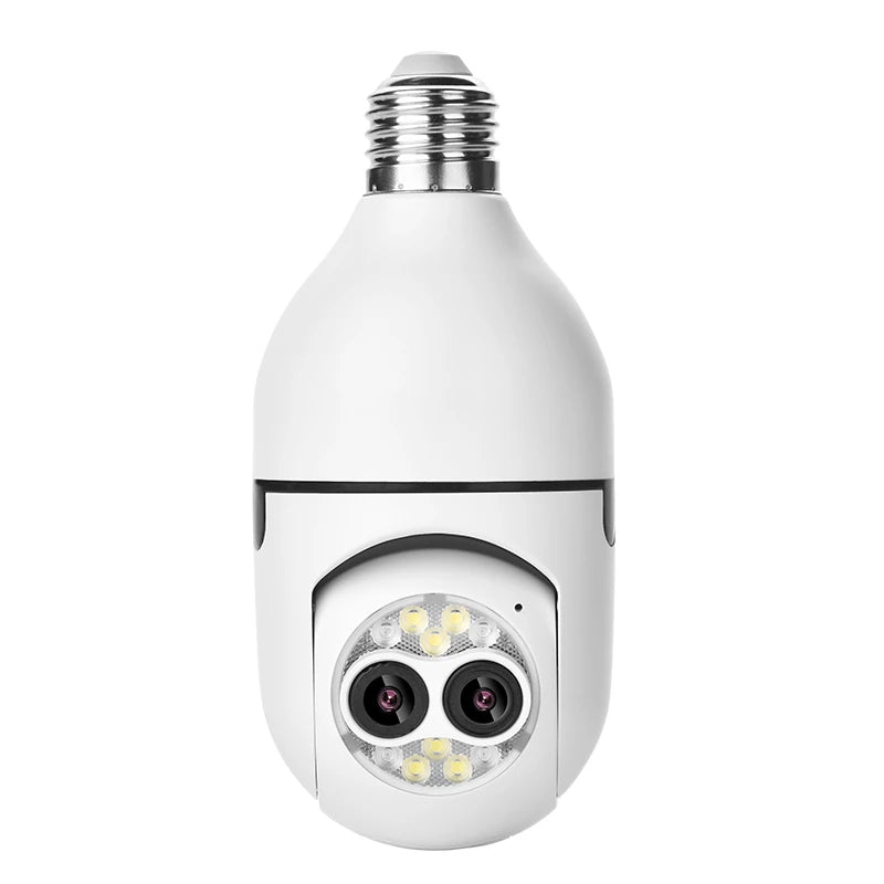Caméra Ampoule WiFi PTZ 4MP - E27 5X Zoom Night Vision