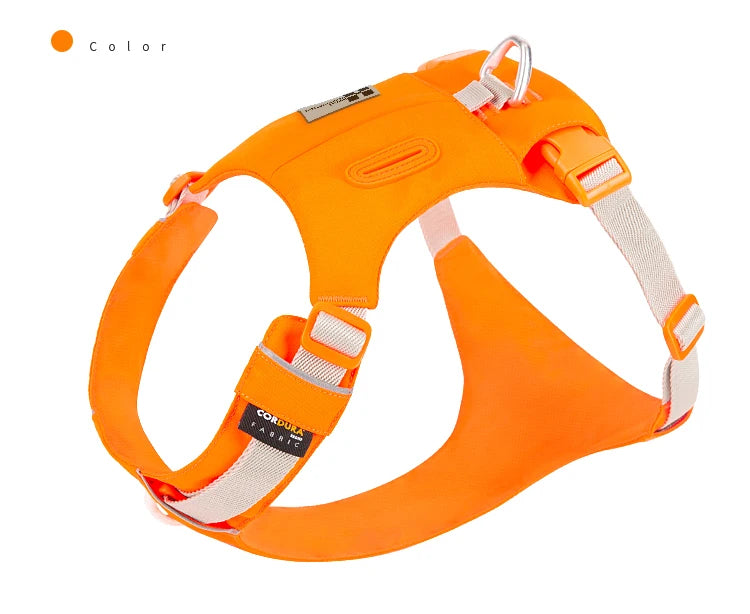 No-Pull Dog Harness - Reflective Nylon with Pocket & Adjustable Fit - Deribla Store