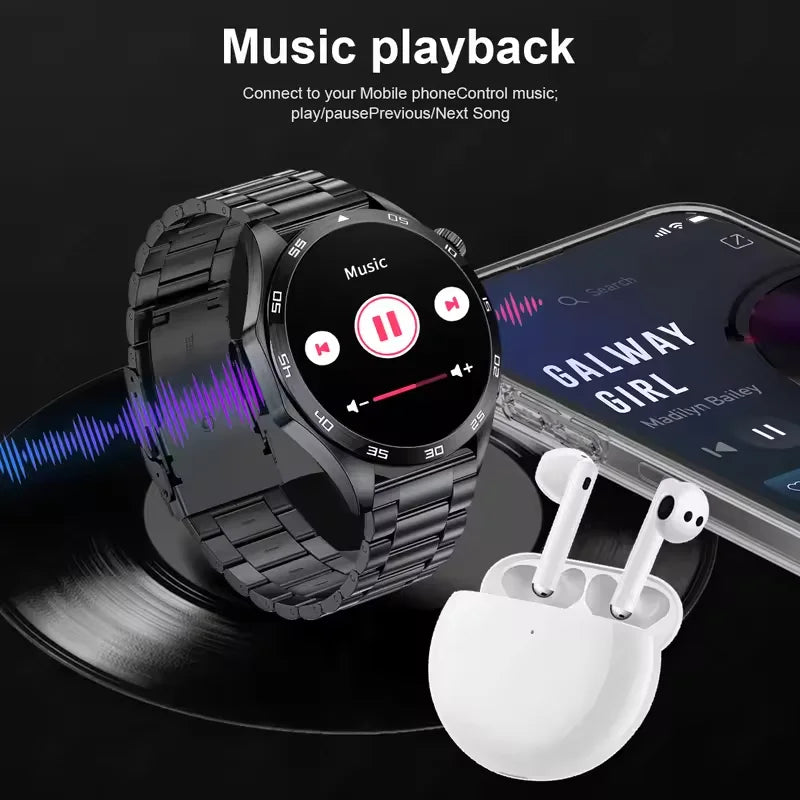 For HUAWEI GT5 Pro GPS NFC Smart Watch Men 360*360 AMOLED