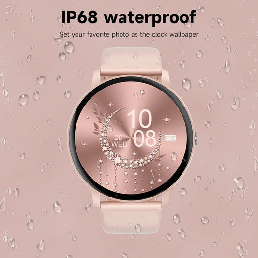 LIGE Smart Watch Women Men Bluetooth Call Sports Fitness Watches