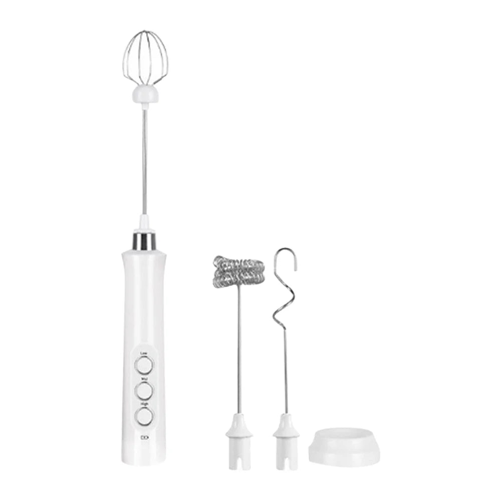 Electric Milk Frother Handheld Cordless - Coffee Foam Maker - Deribla Store