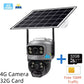 Caméra Solaire Double Lentille 4G 8MP - Dual Screen CCTV