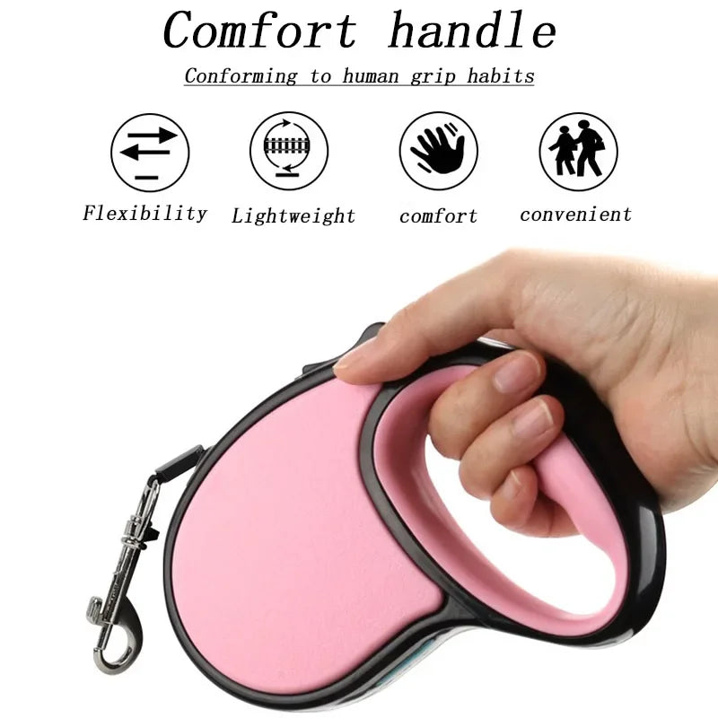 Retractable Dog Leash 3M/5M - Automatic Towing Rope for Small & Medium Dogs - Deribla Store