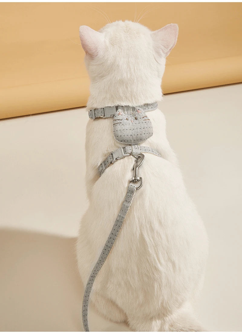Cat Harness & Leash Set - Adjustable Vest for Walking Cats & Small Dogs - Deribla Store