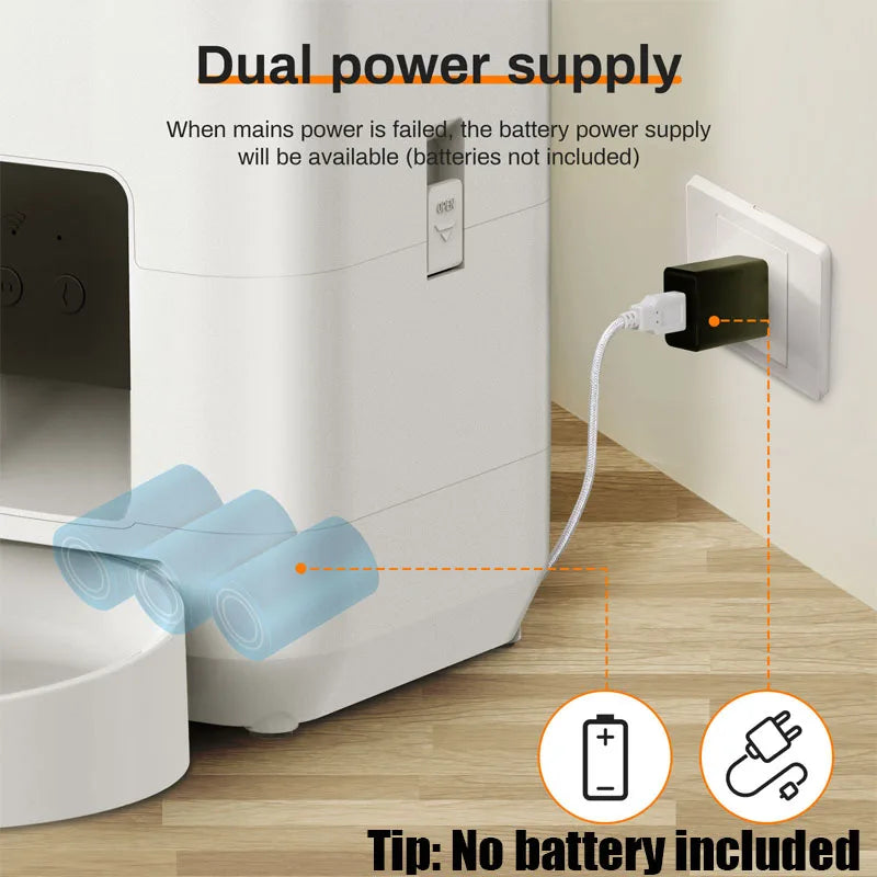 Automatic Pet Feeder WiFi 2L - Smart App Control - Deribla Store