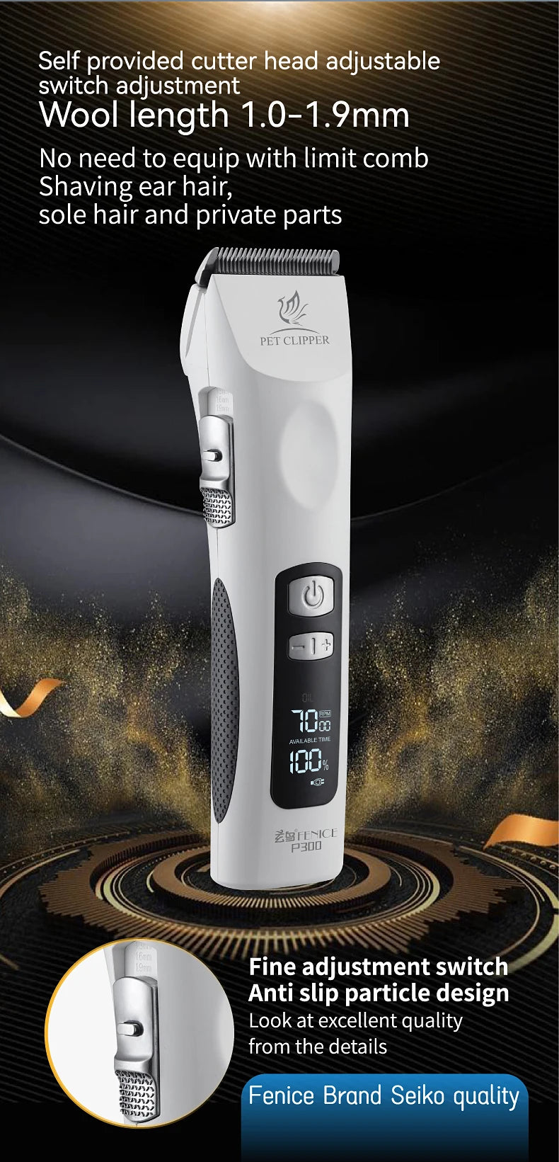 Pet Grooming Clipper 