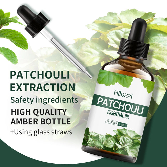 Patchouli Essential Oil - Pure Massage & Diffuser 10-100ml