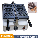Commercial Waffle Maker Honeycomb 3 Stick - 110V 220V Iron - Deribla Store