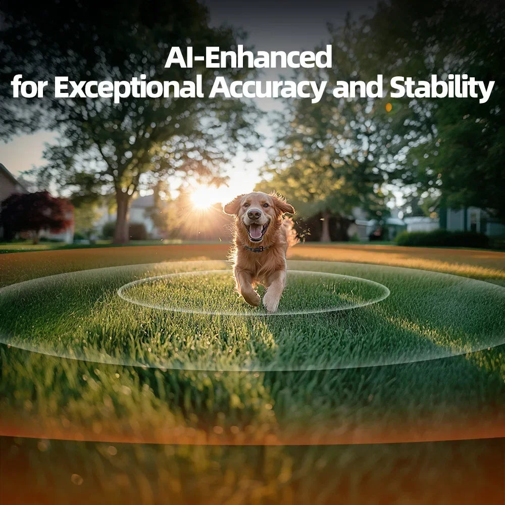 Smart GPS Wireless Dog Fence - Waterproof Electronic Training Collar with OLED Screen - Deribla Store