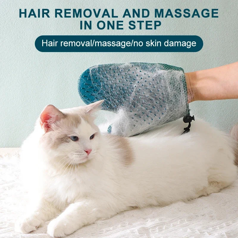 Pet Grooming Glove - Gentle Hair Remover Brush for Dogs & Cats - Deribla Store
