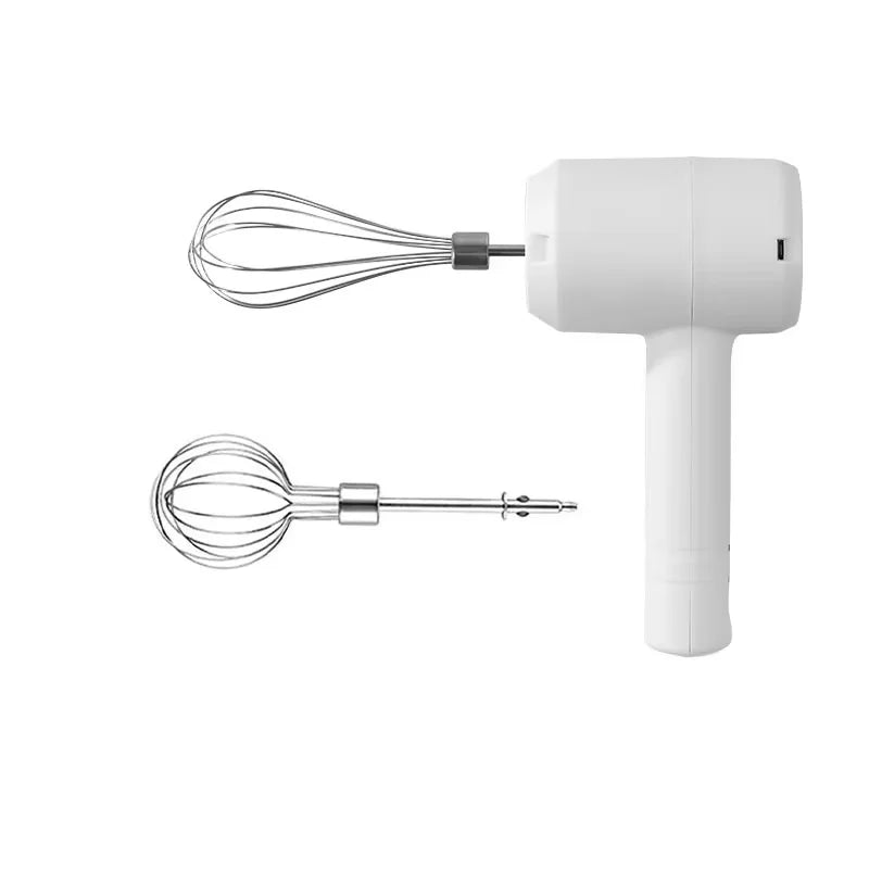 Electric Hand Mixer - 5-Speed Portable Egg Beater with Milk Frother & Dough Hooks - Deribla Store