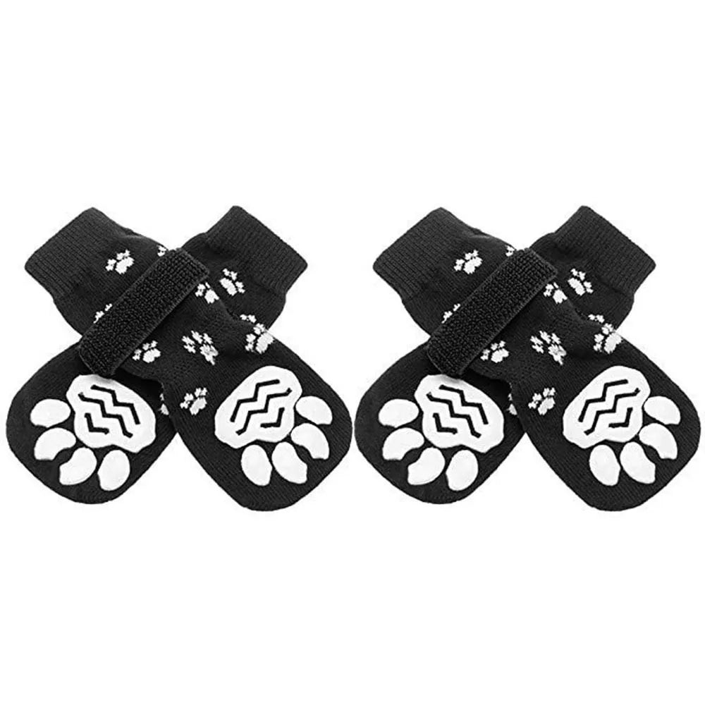 Dog Socks Anti-Slip - Soft Knitted Paw Protector for Indoor Wear - Deribla Store