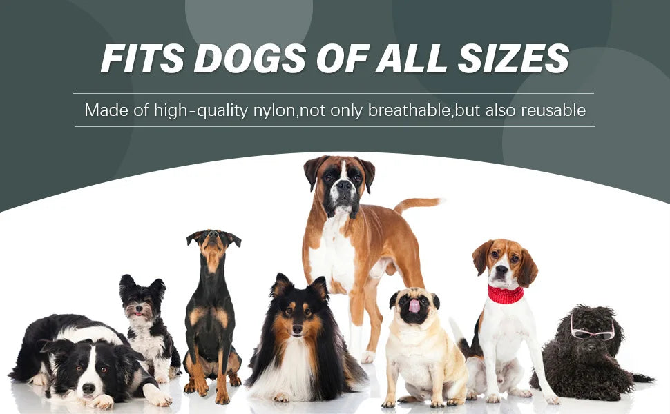 Dog Mask - Reusable Breathable Air Filter Respirator for Smoke & Gas Protection - Deribla Store