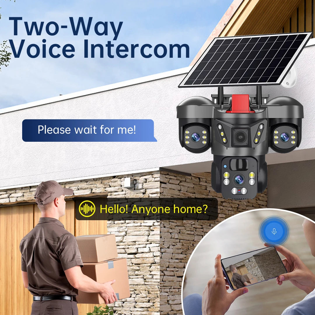 15MP 4G Solar Security Camera