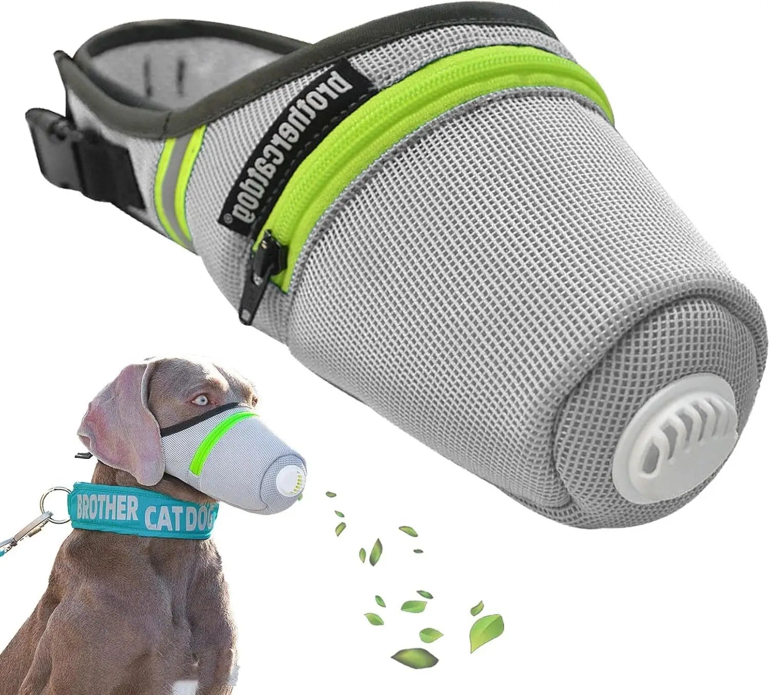 Dog Mask - Reusable Breathable Air Filter Respirator for Smoke & Gas Protection - Deribla Store