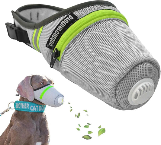Dog Mask - Reusable Breathable Air Filter Respirator for Smoke & Gas Protection - Deribla Store