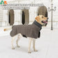 Plaid Dog Winter Coat - Fleece Lined Windbreaker Jacket for All Breeds - Deribla Store