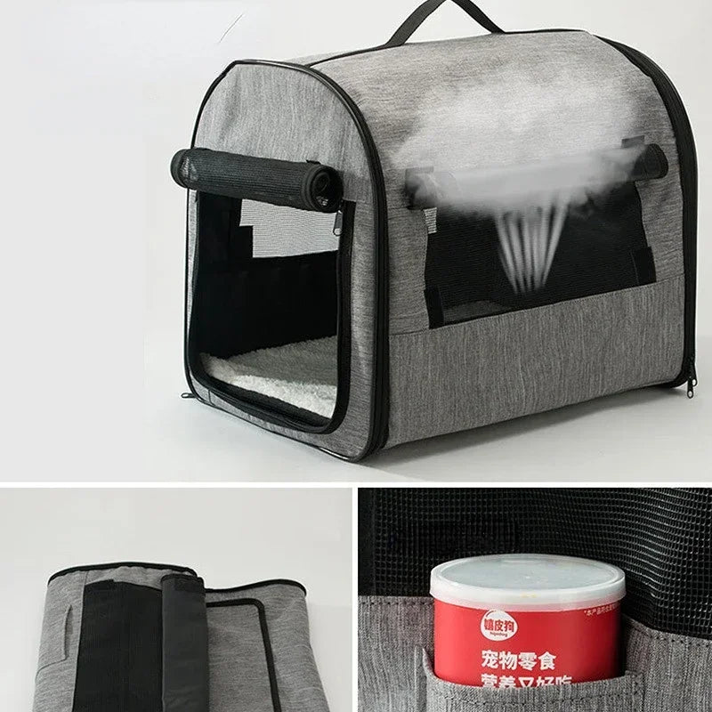 Winter Warm Pet Tent - Foldable Dog House & Cat Carrier Bed - Deribla Store