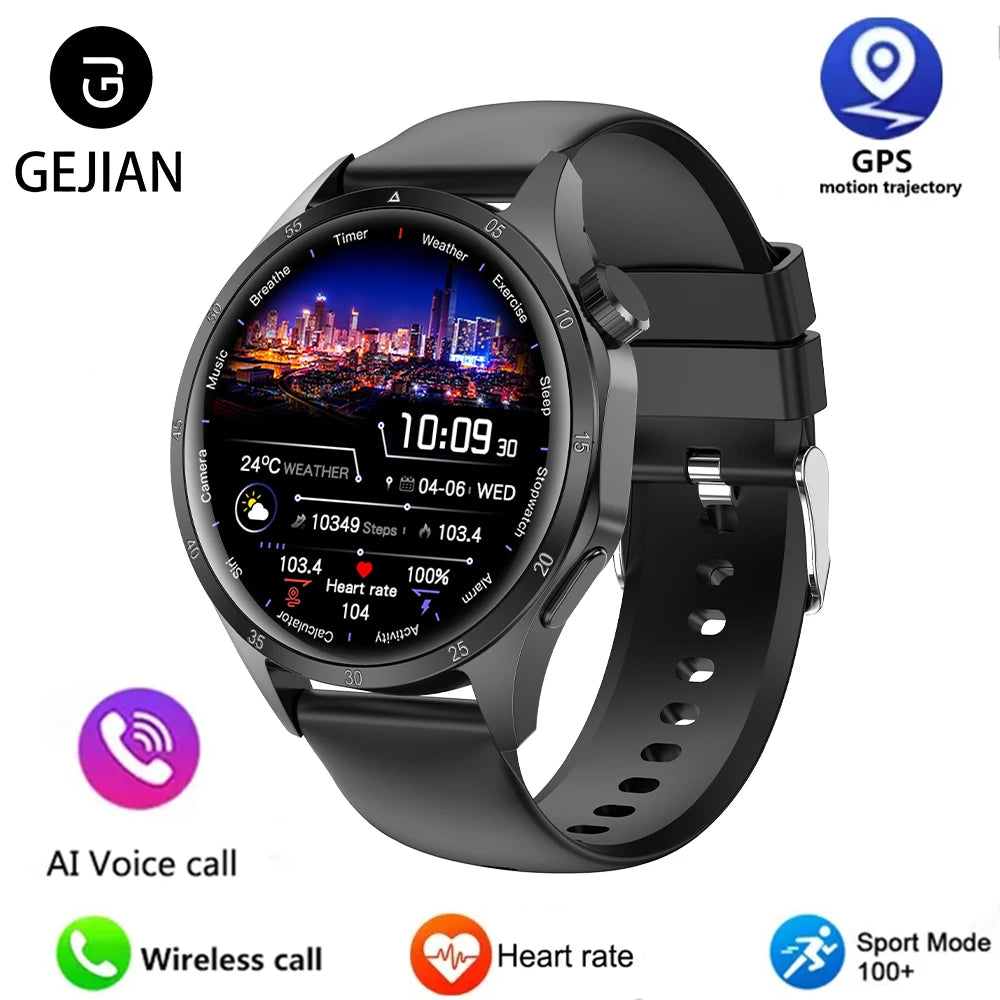 For HUAWEI GT5 Pro GPS NFC Smart Watch Men 360*360 AMOLED