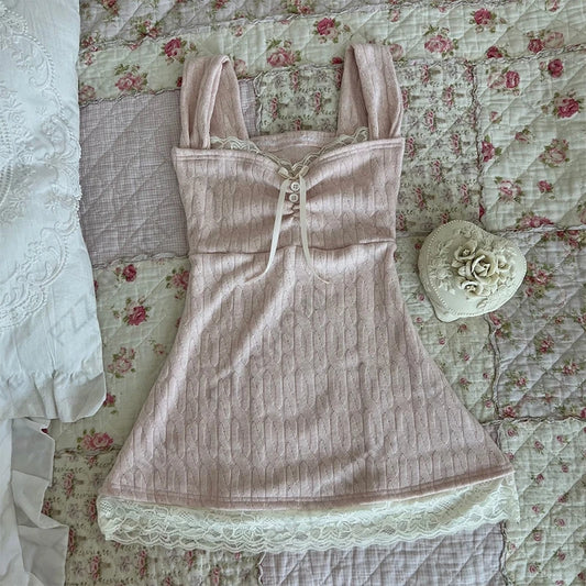 Y2K Harajuku Kawaii Sweet Women's Camisole Top Casual Slim