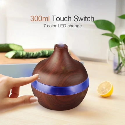 Wood Humidifier Electric Aroma Diffuser 