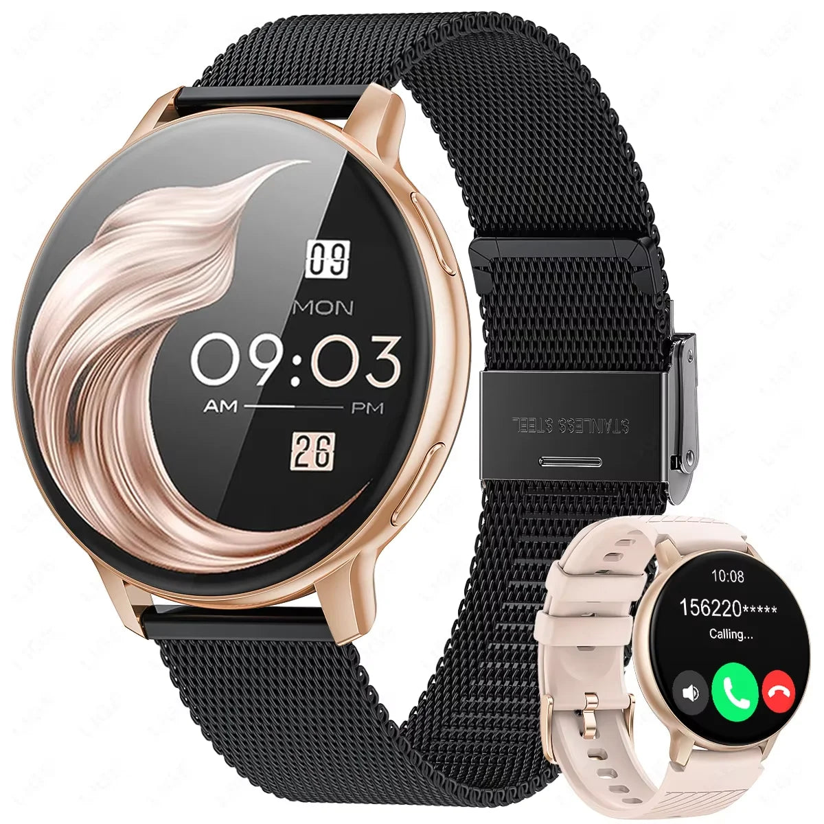 LIGE 2025 Smart Watch Women Bluetooth Call Custom Dials Watches