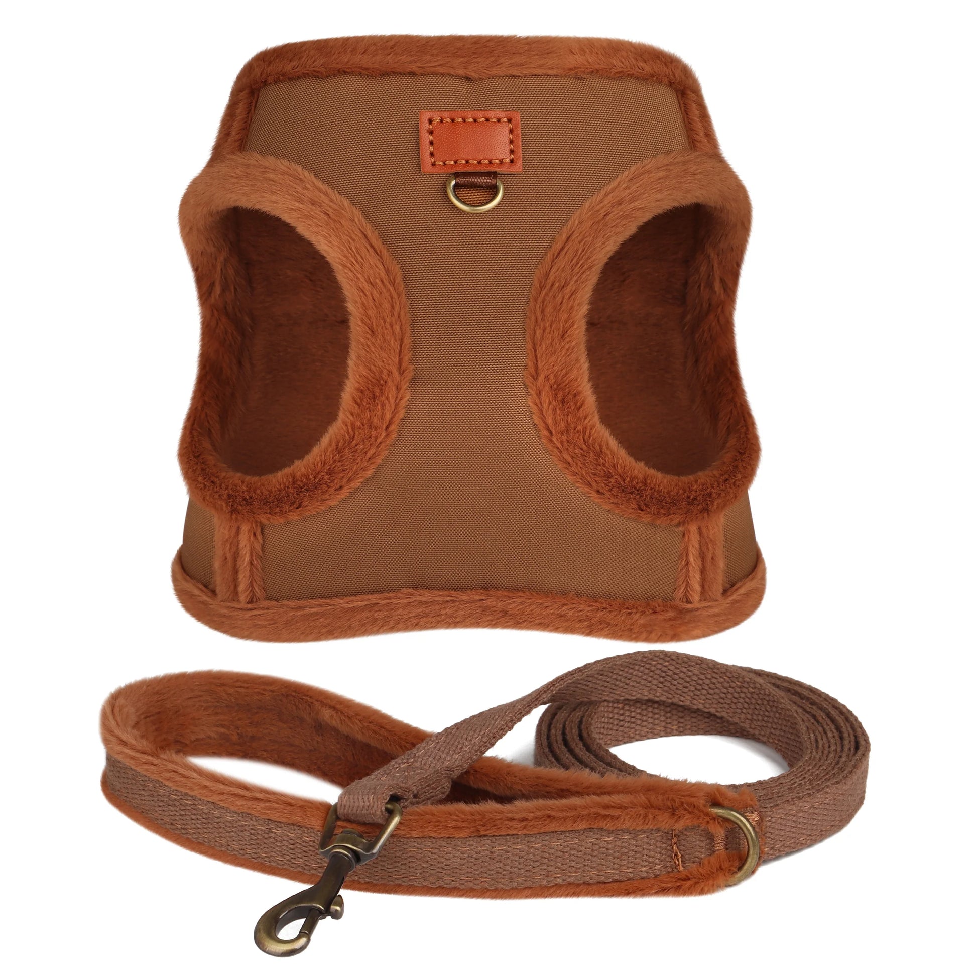 Warm Dog Harness Leash Set 