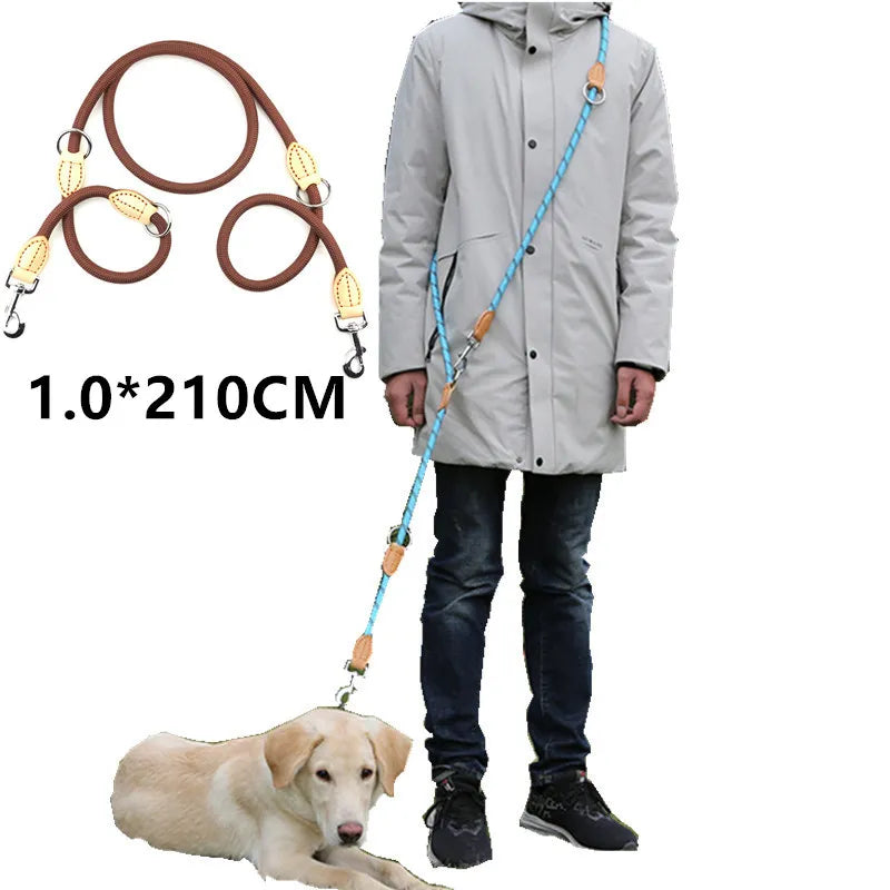 Dog Harness Leash - Hands-Free Shoulder Sling with Double-Head Lead - Deribla Store
