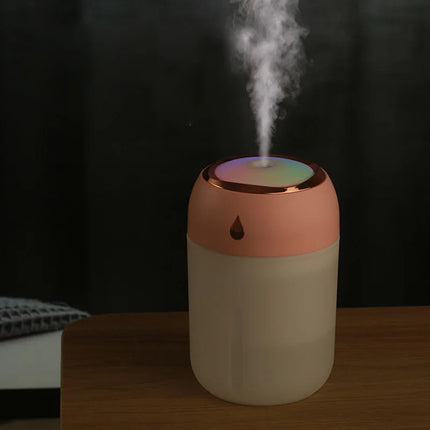 Portable Mini Humidifier Aroma LED