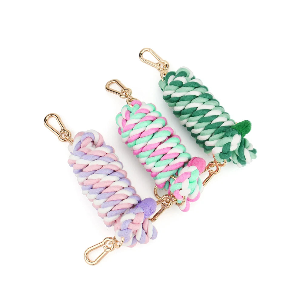 Handmade Braided Dog Leash - 250cm Strong Cotton Rope Heavy Duty Leash - Deribla Store