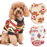 Autumn Winter Dog Clothes - Warm Plush Ethnic Style Sweater for Small Dogs & Cats - Deribla Store
