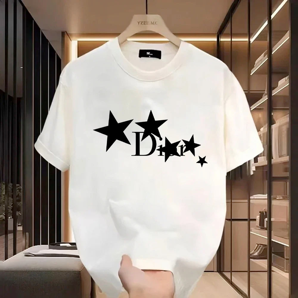 T-shirt décontracté pour femme, style Harajuku Y2K, design de luxe