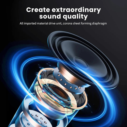 P2961 Wireless Bluetooth Headphones Over Ear HIFI Stereo Headsets