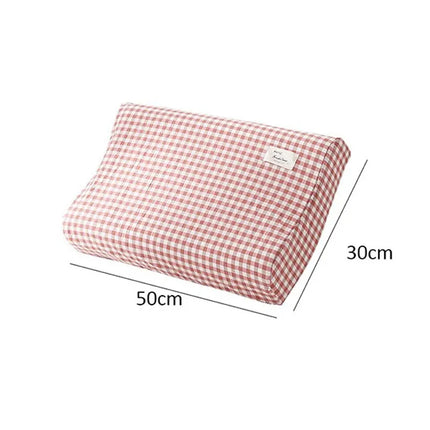Cotton Latex Pillowcase - Washable Memory Foam Cover