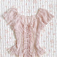 Polka dot Vintage Pink Hot Cute Dress Aesthetic Slim Y2K Short