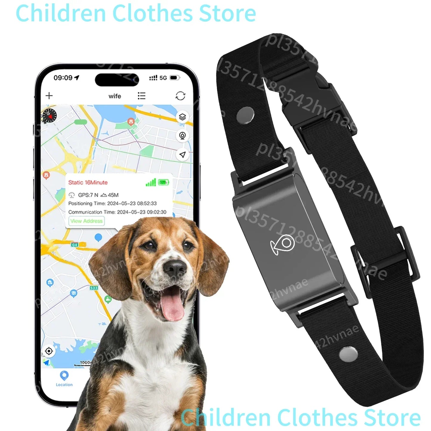 4G GPS Pet Tracker Collar - IP67 Waterproof Real-Time Locator for Dogs & Cats, Anti-Lost - Deribla Store