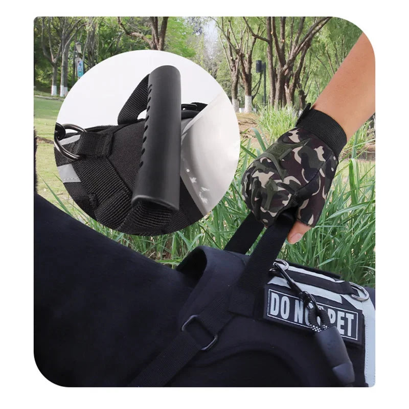 Tactical Dog Harness - Reflective No-Pull Vest for Large Dogs with Handle - Deribla Store