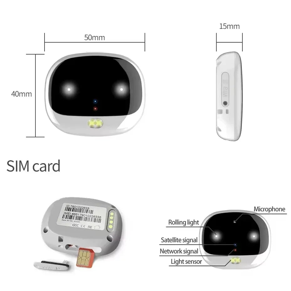 GPS Tracker for Cats 4G Mini 