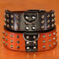 Spiked Studded Leather Dog Collar - Heavy Duty for Large Dogs - Deribla Store